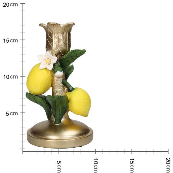 Kandelaar - Citroen ↑ 18 cm  BotanicBridge