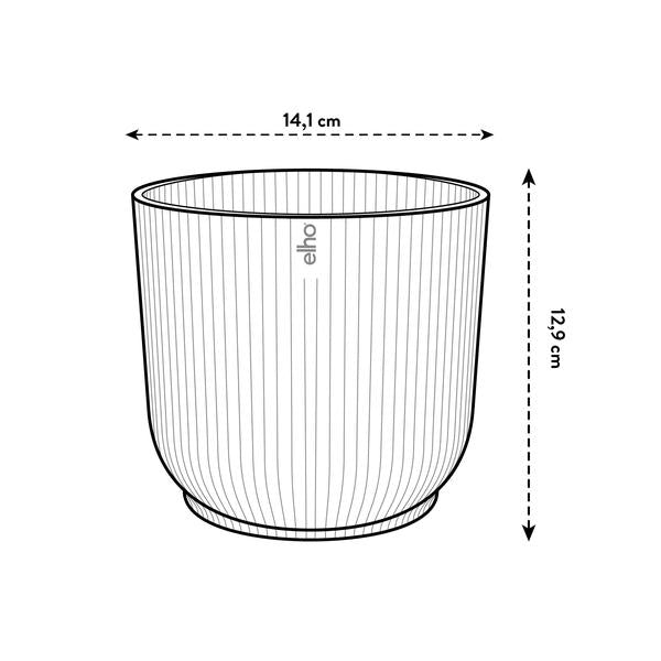 Pot elho Vibes Fold Round roze - D14 x H13  BotanicBridge