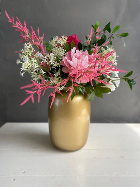 Kunstbloemen - Boeket L - Shiny Pink - 80cm  BotanicBridge