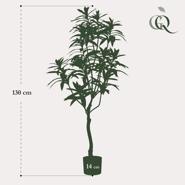 Kunstplant - Dracaena - Drakenboom - 130 cm  BotanicBridge