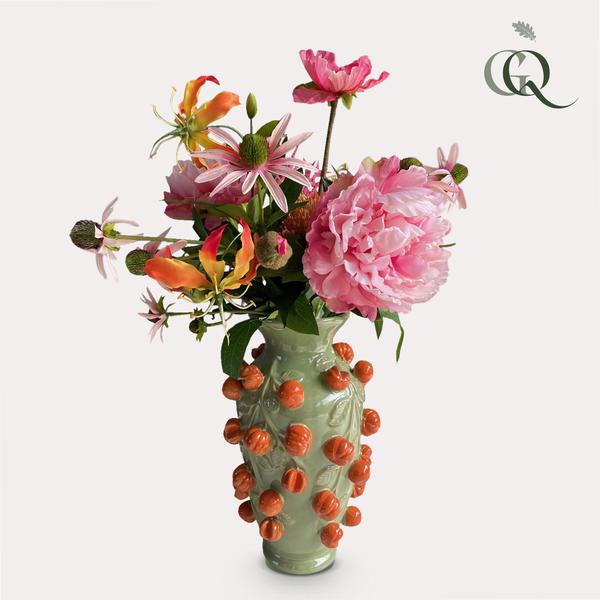 Kunstbloemen - Boeket L - Sparkling Pink - 80cm  BotanicBridge