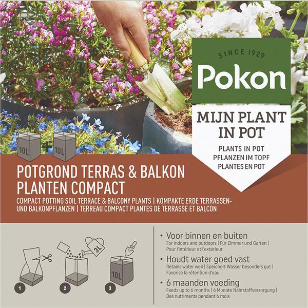 Kokos Potgrond Terras&Balkon Compact - 20L  BotanicBridge