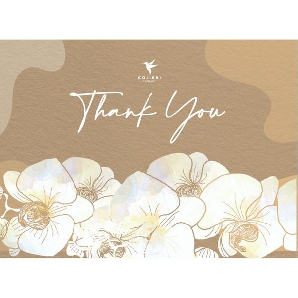 Kolibri Company - Ansichtkaart: Thank you  BotanicBridge