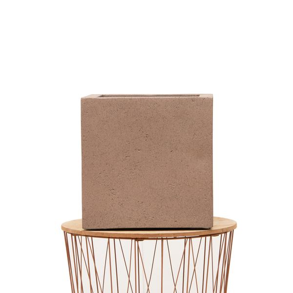 Pot Grigio Cube Bronze - D40 x H40  BotanicBridge