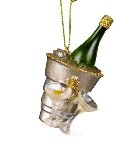 XMASS BALL - Champagne Bucket with Glasses  BotanicBridge